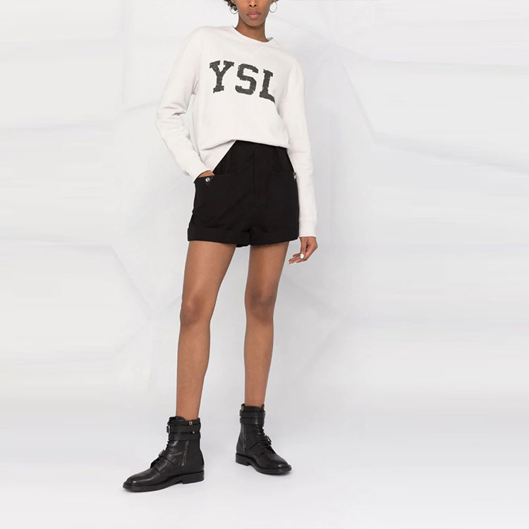 SAINT LAURENT Sweatshirt Women's Light Oat