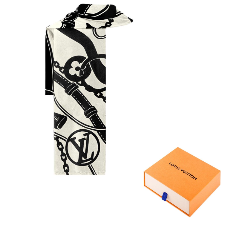 LOUIS VUITTON Lv Straps Stole
