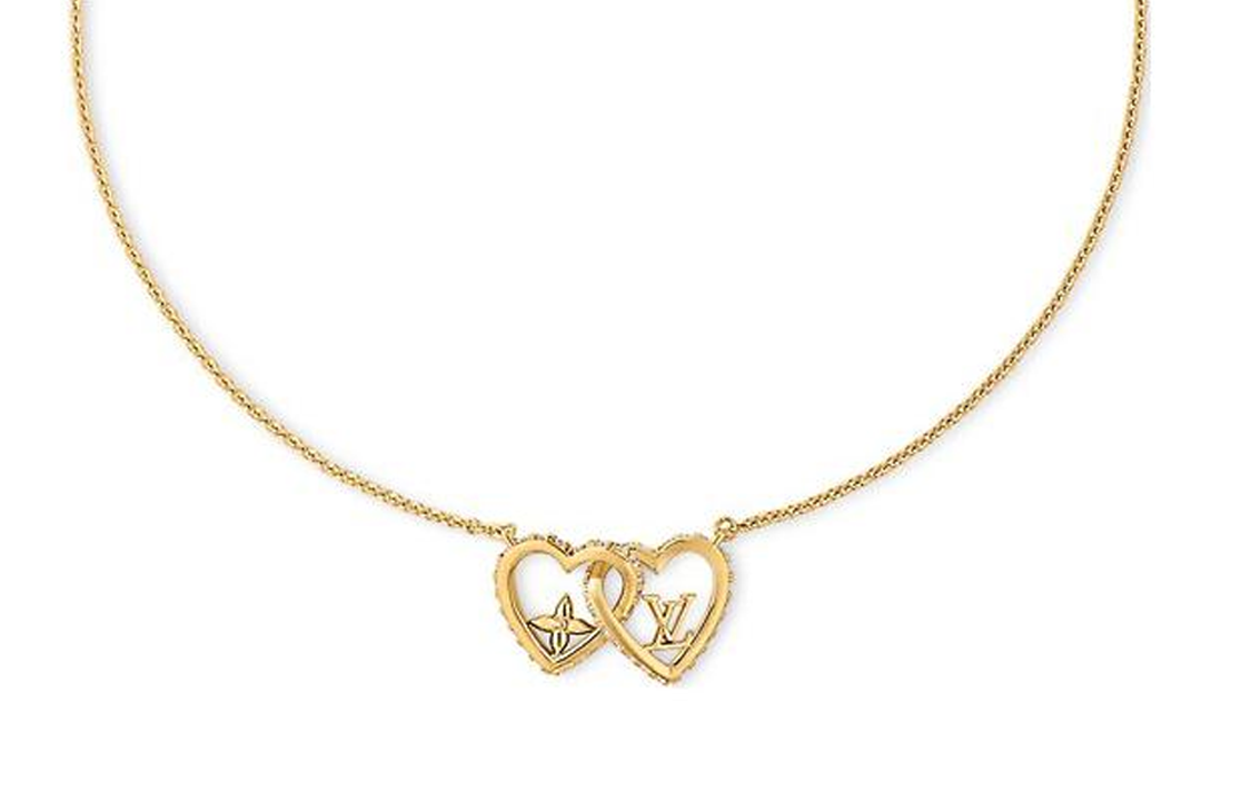 LOUIS VUITTON My Lv Love Necklace