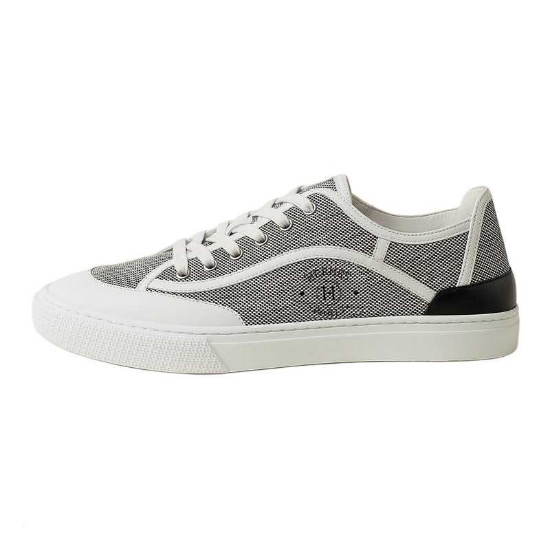 HERMES Get Low Top Skateboard Shoes Men's White Black