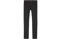 CELINE Low Rise Skinny Jeans Vintage Pure Black Denim