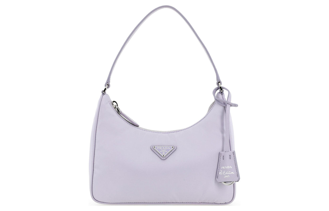 PRADA Re-Edition Recycled Nylon Handbag Shoulder Bag Crossbody Bag Mini Women's Purple