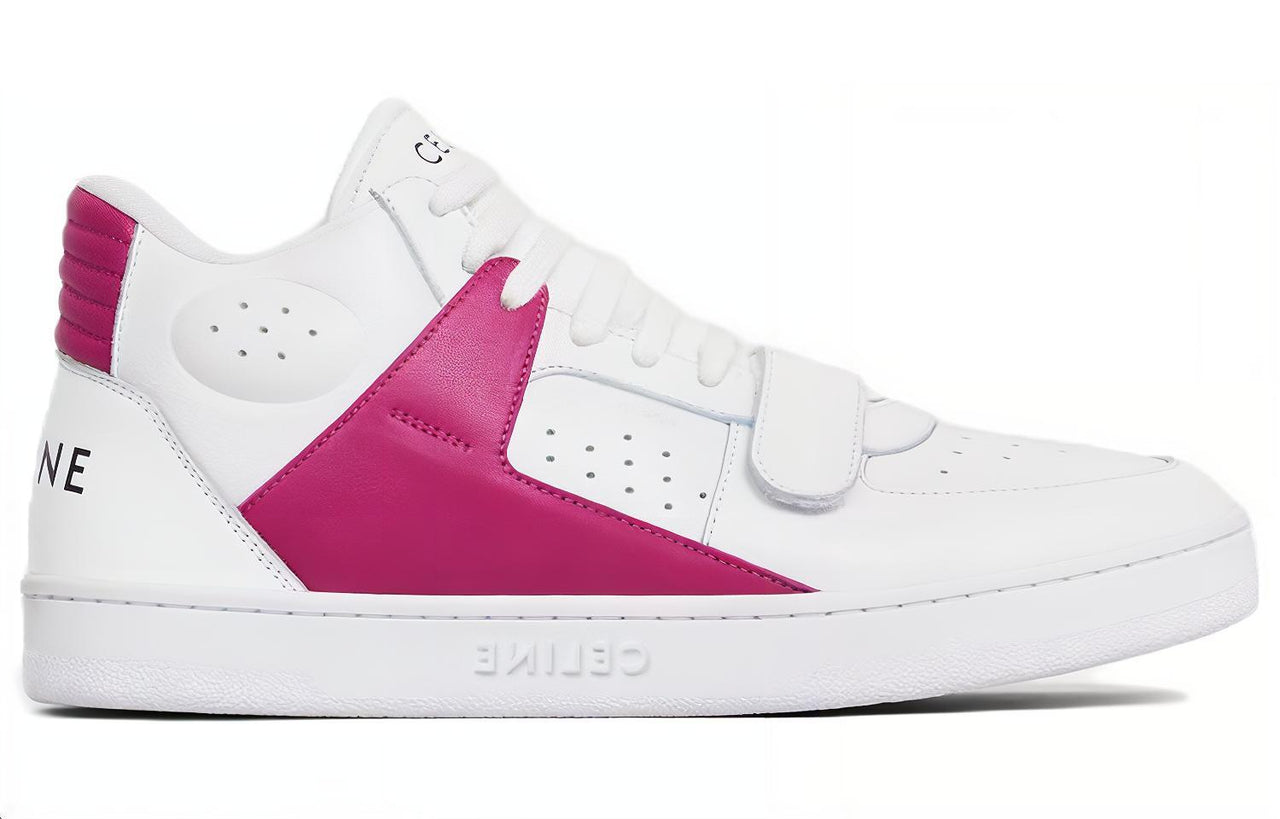 CELINE CT 02 Stylish Skateboarding Shoes Women's White Pink