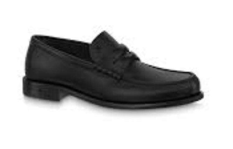 LOUIS VUITTON Loafers Men's Black