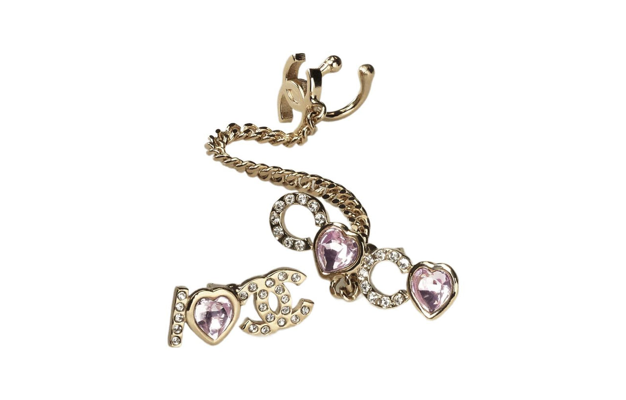 CHANEL Stud Earrings Women's