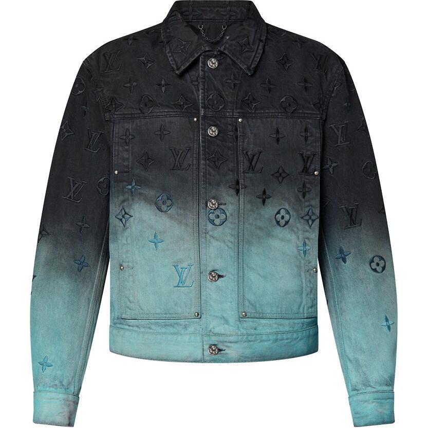 LOUIS VUITTON Embroidered Denim Blouson