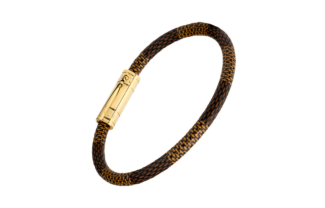 LOUIS VUITTON Metal Bracelets Unisex Brown