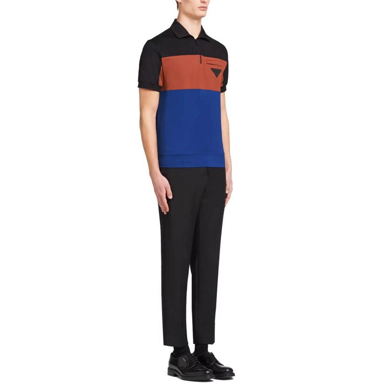 PRADA SS23 Polo Shirt Men's Multicolor
