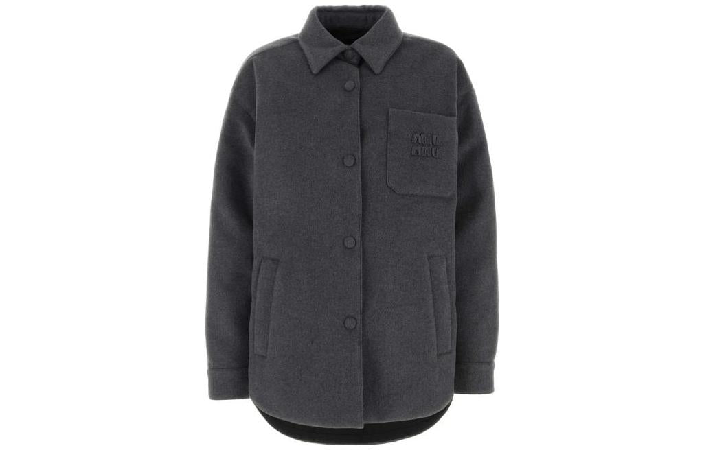 MIU MIU Jackets Coats Women's Gray
