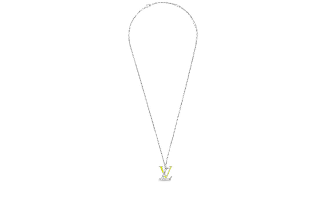 LOUIS VUITTON COLORS Metal Marble Necklaces Men's