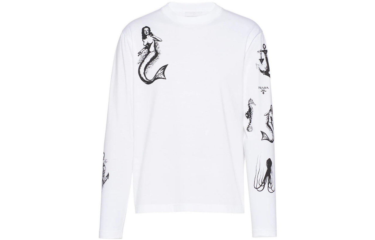 PRADA T-Shirts Men White