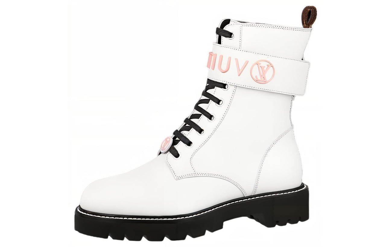 LOUIS VUITTON Territory Boots 'White' Women's