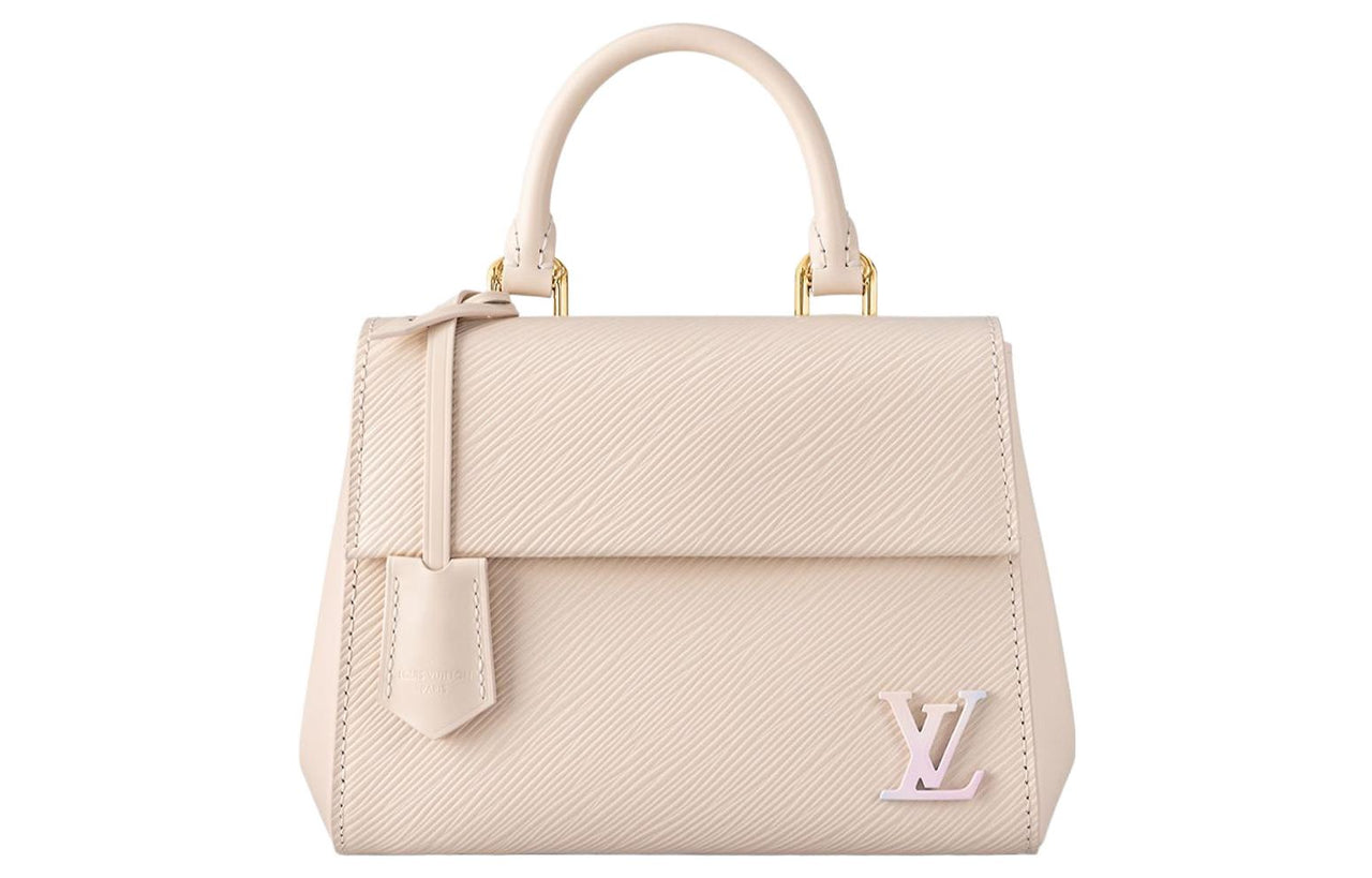 LOUIS VUITTON Cluny Epi Grain Cow Leather Shoulder Bag, Crossbody Bag, Handbag Mini Women's Light Pink