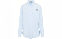 MIU MIU Logo embroidered Flap pocket Shirt