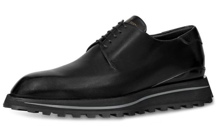 LOUIS VUITTON Goncourt Casual Shoes Men's Black
