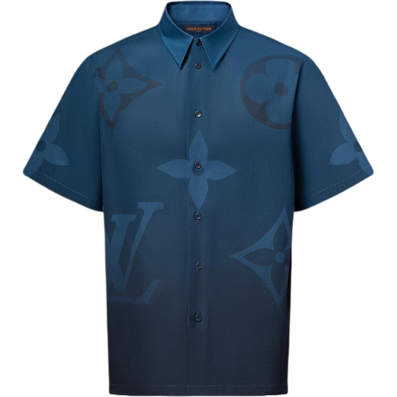 LOUIS VUITTON Monogram Printed Short-Sleeved Shirt