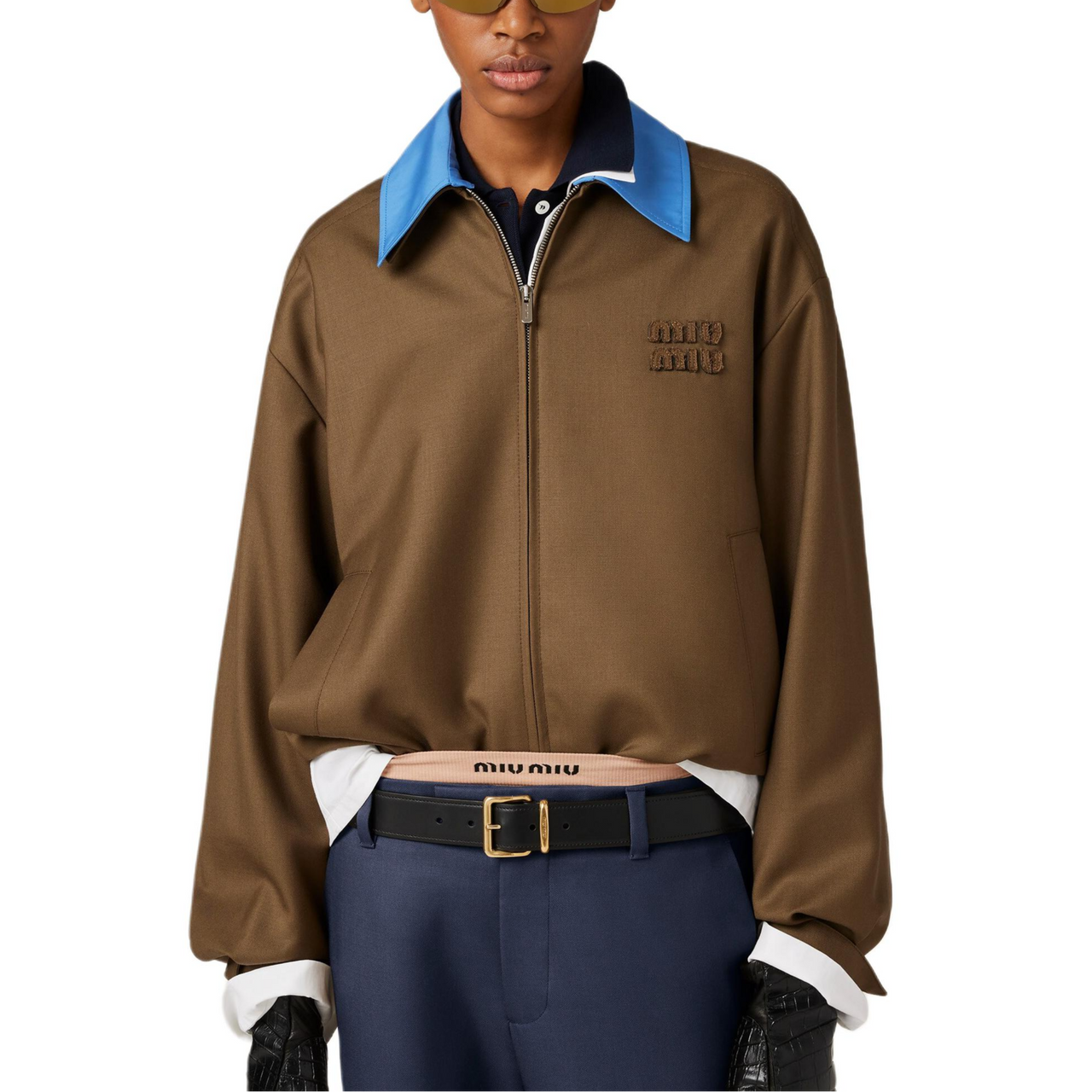 MIU MIU Jackets & Coats Women's Gray