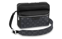 LOUIS VUITTON Outdoor Messenger Monogram Eclipse Taiga Black