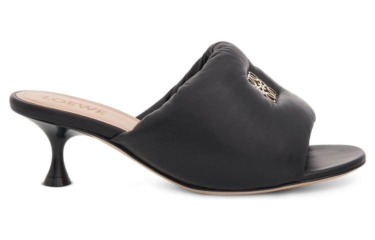 LOEWE Anagram Stylish Sandals Women's Black