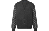 LOUIS VUITTON 1ABIXN Monogram Mix Cashmere Cardigan