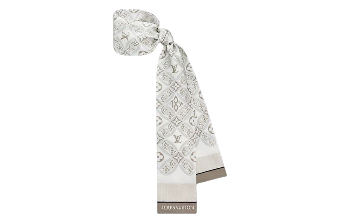 LOUIS VUITTON Silk Scarves Women's Khaki