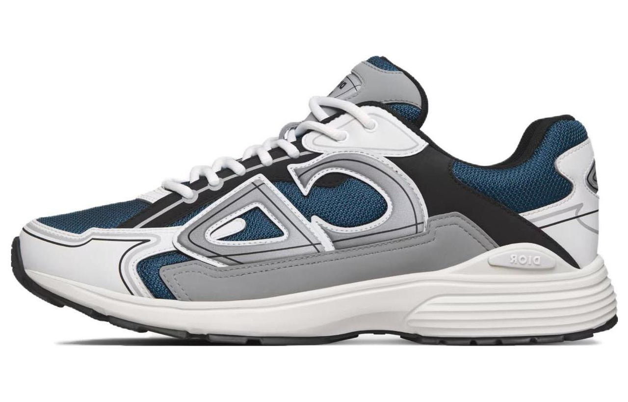 DIOR B30 Low-Top Casual Shoes Men's Blue Gray