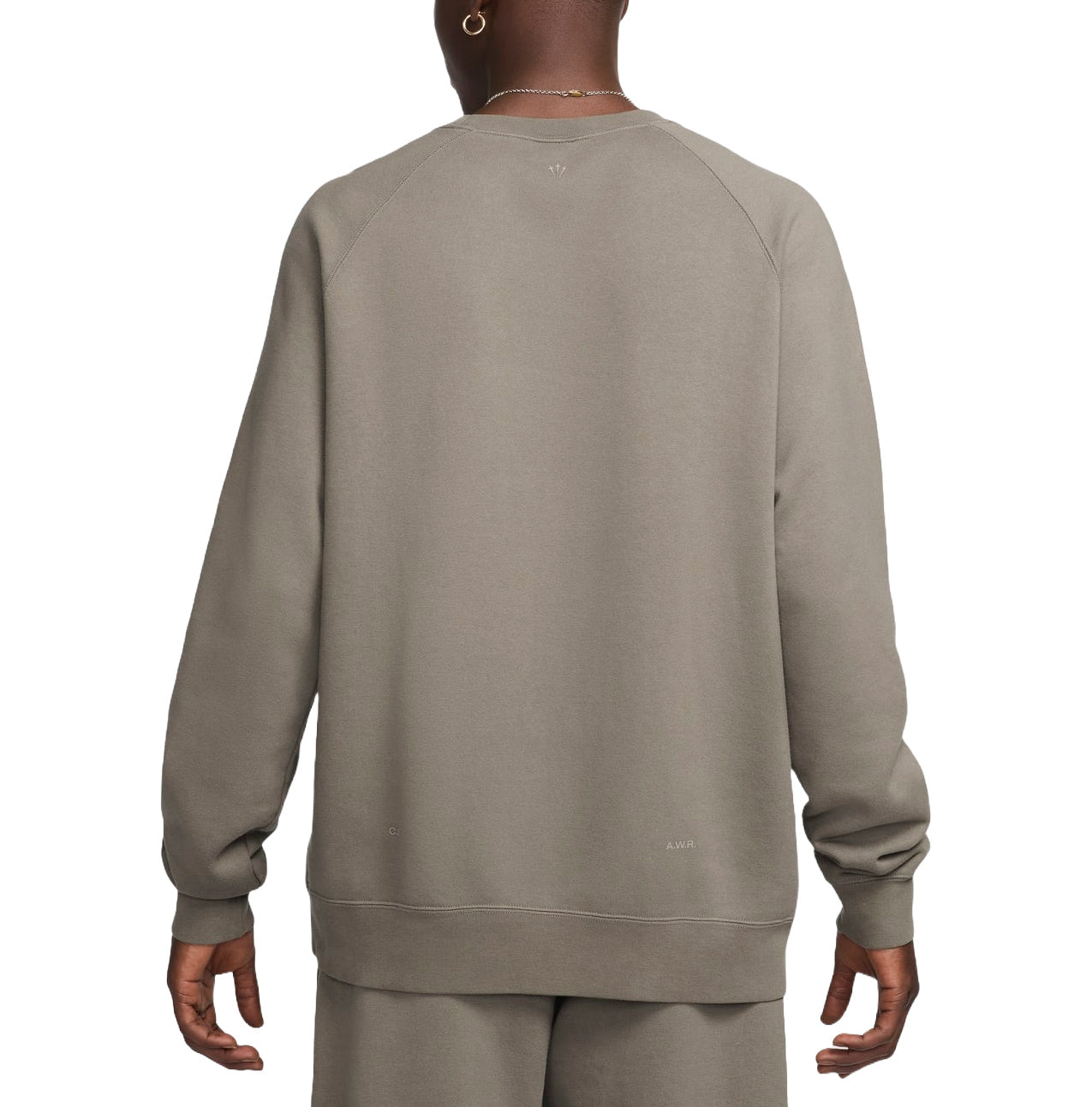 Nike x NOCTA Fleece CS Crewneck Sweatshirt 'Olive Grey' FN8160-040