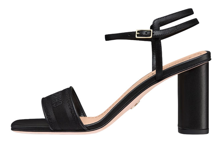 DIOR Dway Stylish Sandal 8cm Women's Black