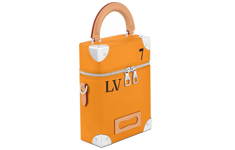 LOUIS VUITTON Vertical Box Trunk Saffron Yellow