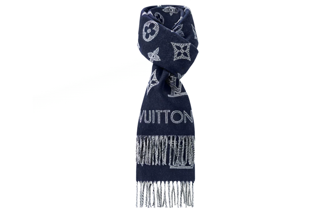 LOUIS VUITTON Monogram Shadow Scarf