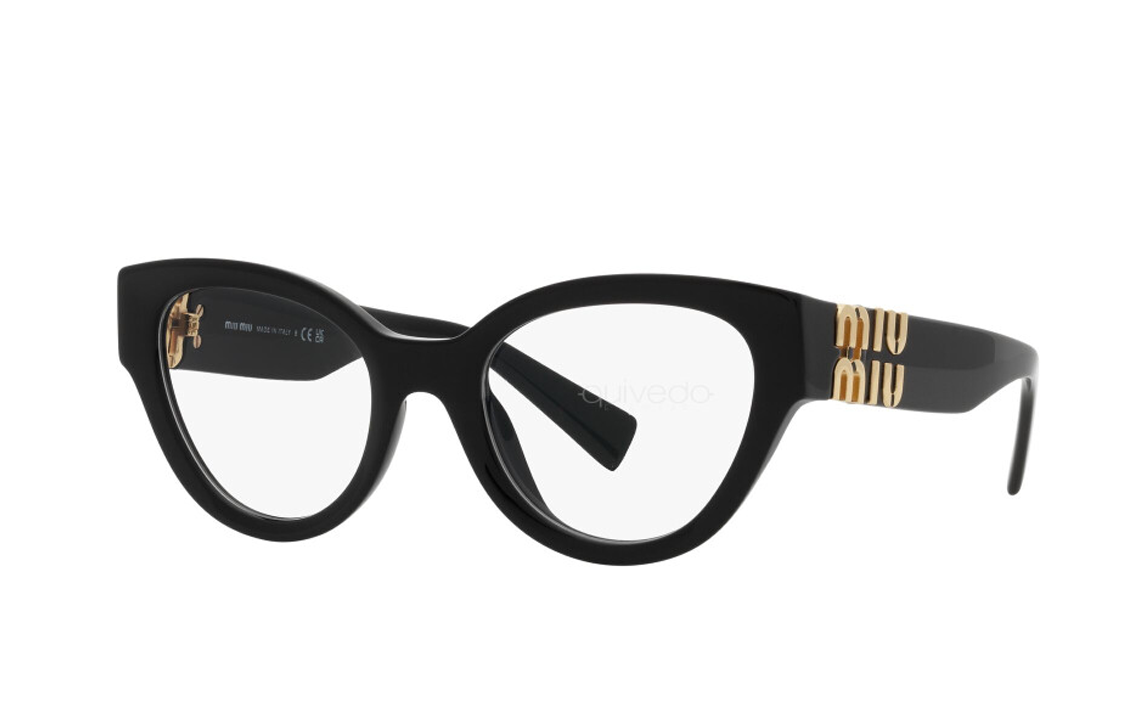 MIU MIU Logo plaque Round frame Glasses