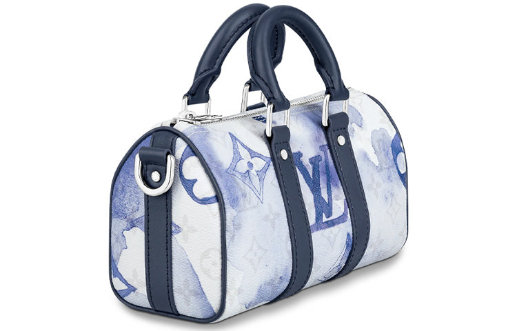 LOUIS VUITTON Keepall Xs Monogram Watercolor Blue