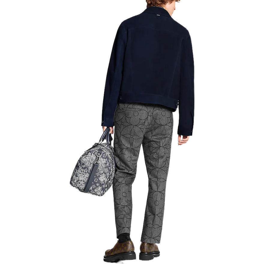 LOUIS VUITTON Suede Denim Jacket