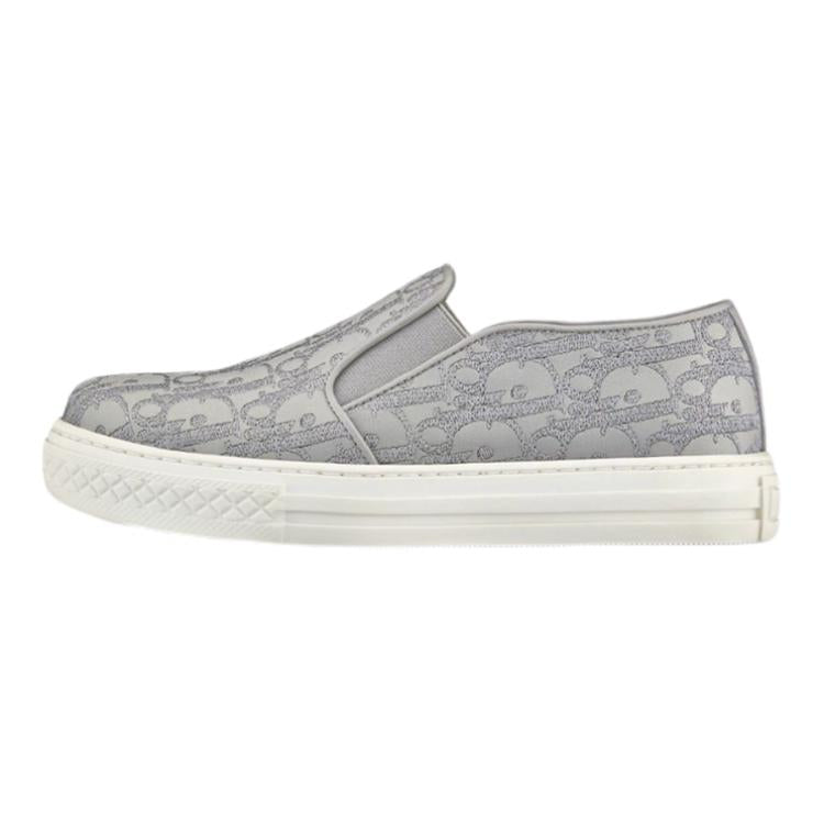 DIOR Low Top Kids' Skateboarding Shoes Gray Kids'
