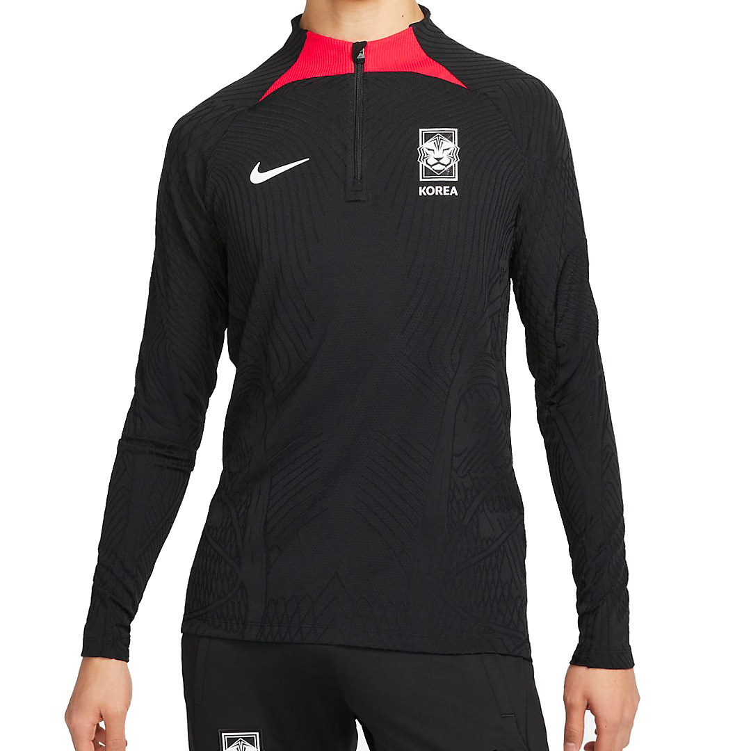 Nike Dri-FIT Korea Soccer Jersey 'Black Red' DN1197-010