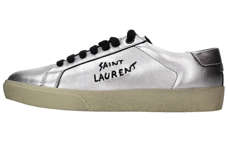 SAINT LAURENT Court Classic SL/06 Silver