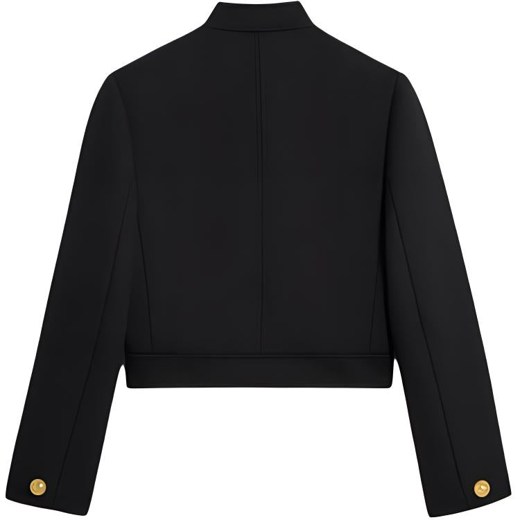 CELINE Verneuil Jacket In Double Faced Wool Tricotine