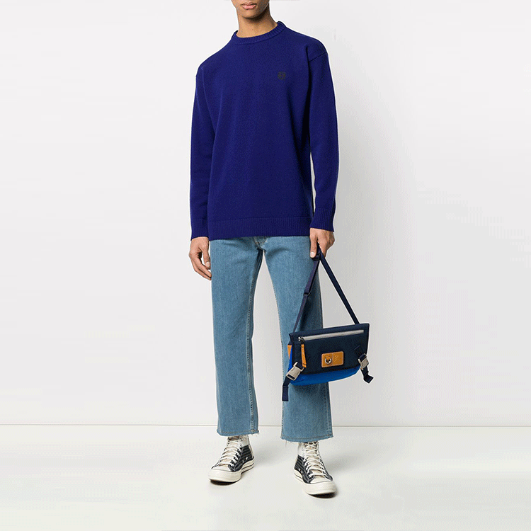 LOEWE Sweaters Men Dark Blue