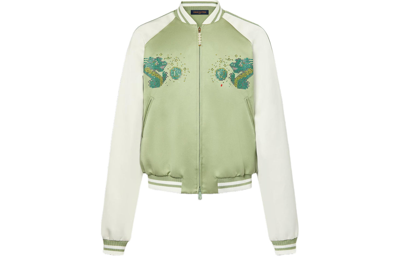 LOUIS VUITTON SS24 Baseball Jackets & Coats Men's Green