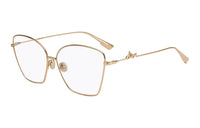 DIOR Eyeglass Frames Unisex Gold