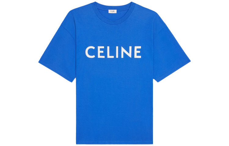 CELINE T-Shirts Men Blue