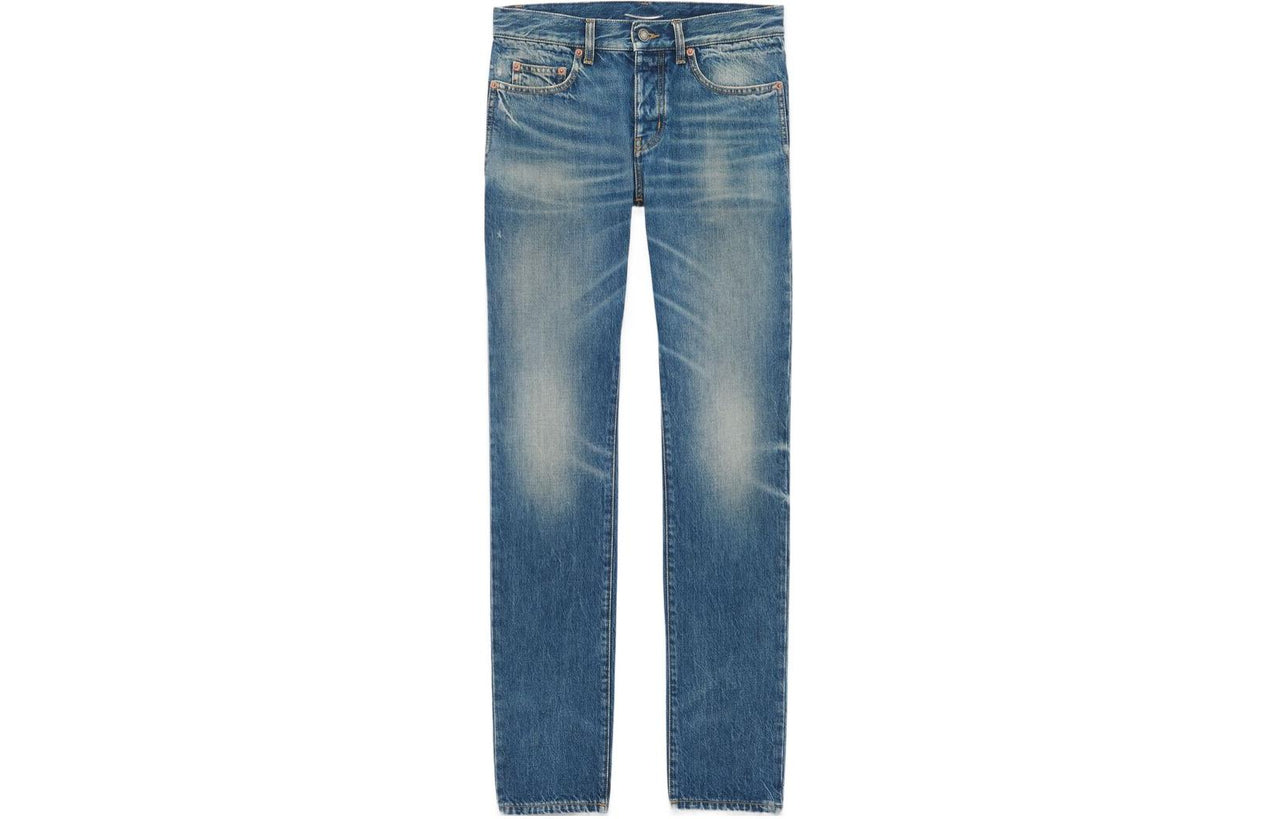 SAINT LAURENT Low Rise Slim Fit Jeans
