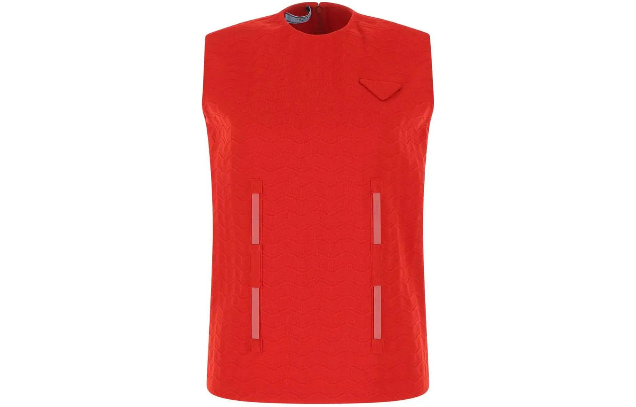 PRADA Tank Tops Women's Red