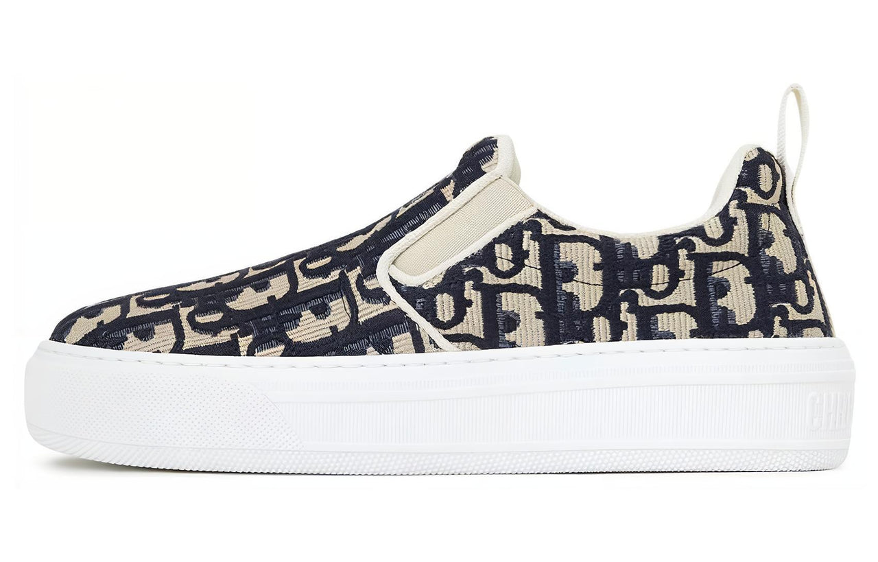 DIOR Women's Solar Slip-On 'DIOR Oblique - Deep Blue'
