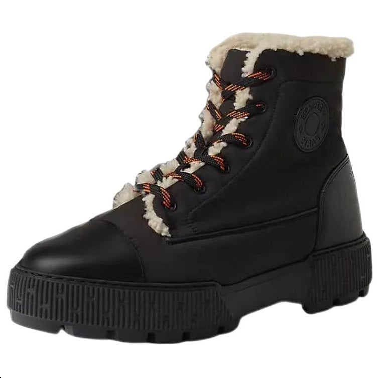 HERMES Fresh Ankle Boots Men's Black
