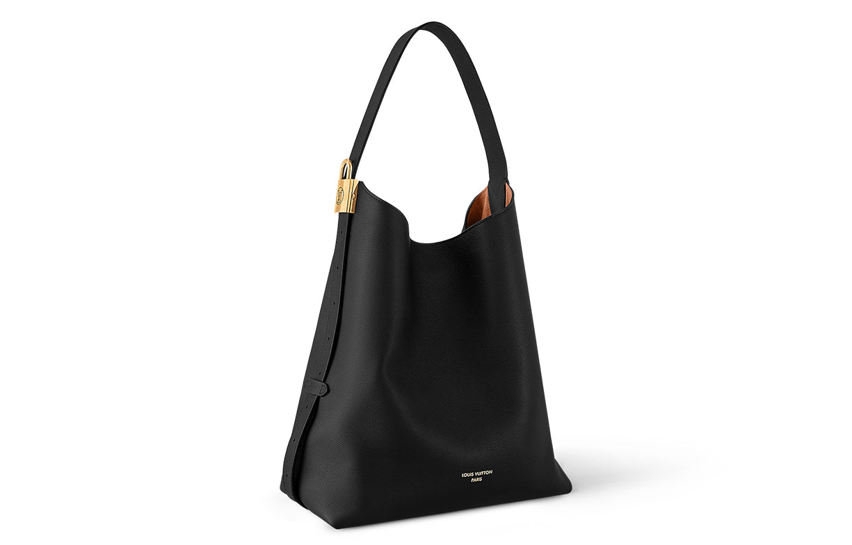 LOUIS VUITTON Hobo Low Key Mm Black