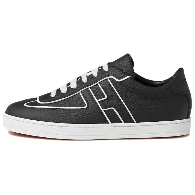 HERMES Boomerang Low Top Skateboard Shoes Men's Black