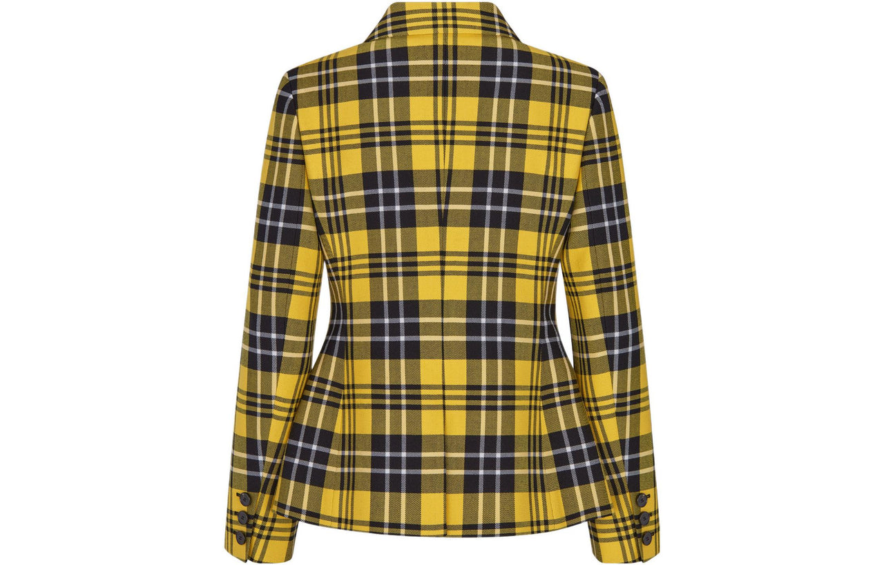 DIOR FW22 Business Suits Coats Women's Yellow