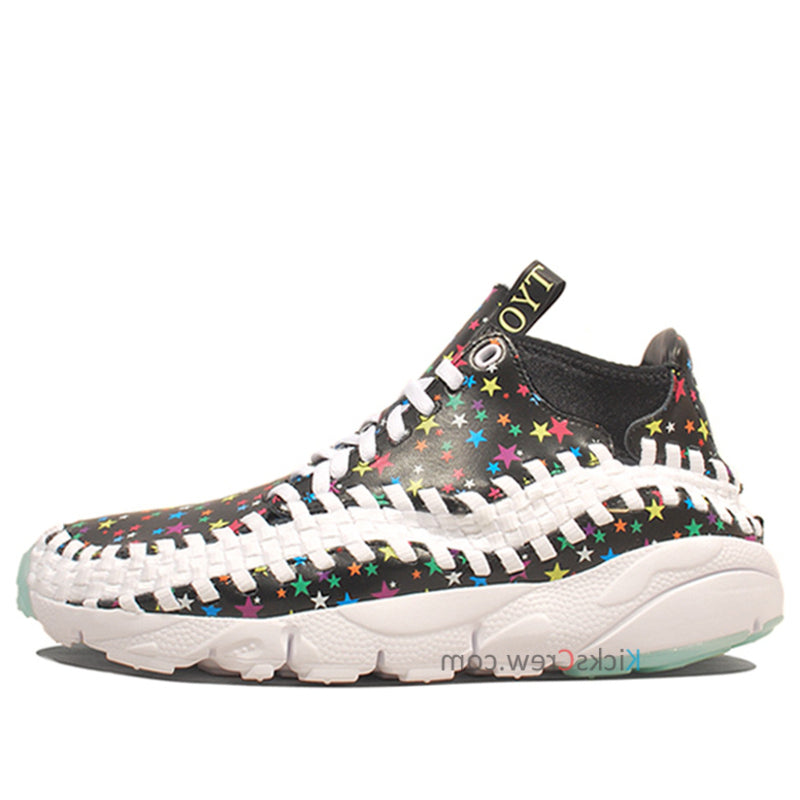 Nike x Atmos Air Footscape Woven Chukka 'Black White' 443686-012