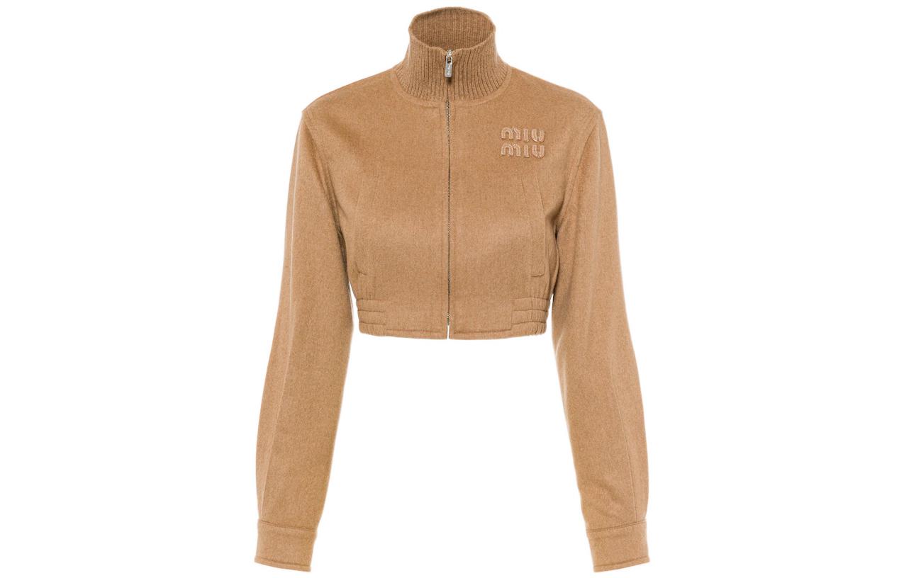 MIU MIU Jackets Women's Camel